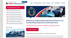 Desktop Screenshot of collision-reporting-centre.com